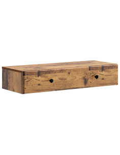 Tavolino da Parete Laterale Legno antico 87,5 x 34,5 x 17 cm