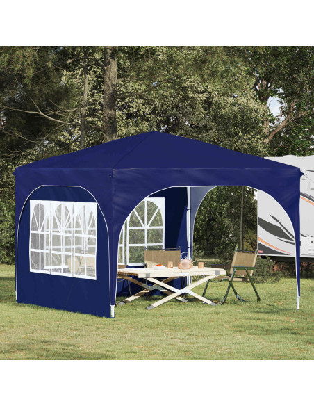 Tenda per feste a pop-up 290 x 290 x 245 cm Blu