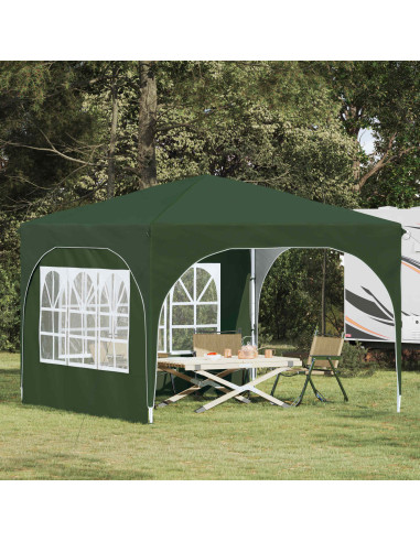 Tenda per feste a pop-up 290 x 290 x 245 cm Verde
