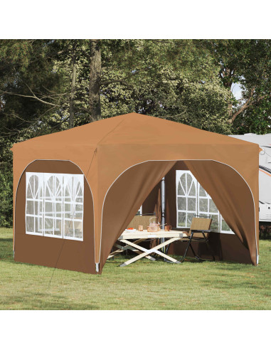 Tenda per feste a pop-up 290 x 290 x 245 cm Beige