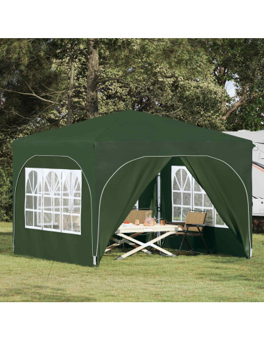 Tenda per feste a pop-up 290 x 290 x 245 cm Verde
