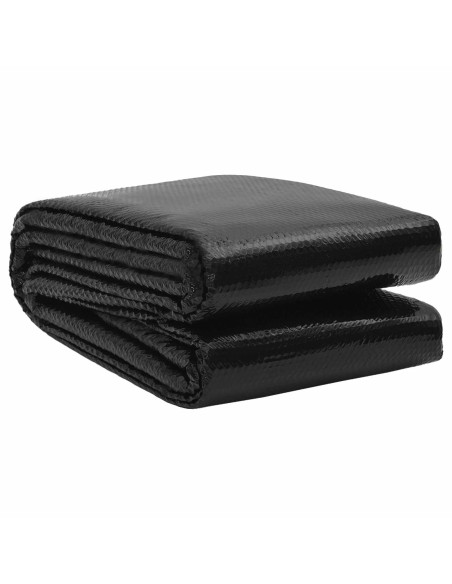 Copertura per Piscina di Alta Qualità Nero 600 cm PE