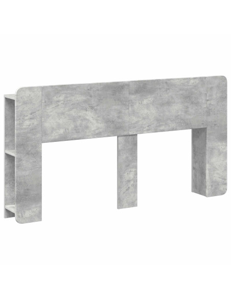 Testata del letto Grigio Cemento Legno ingegnerizzato