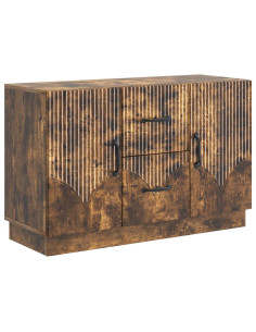 Credenza Rovere Fumo 89 x 34,5 x 57 cm Legno ingegnerizzato