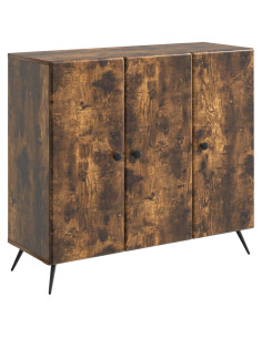 Credenza Rovere Fumo 89 x 34,5 x 80 cm Legno ingegnerizzato