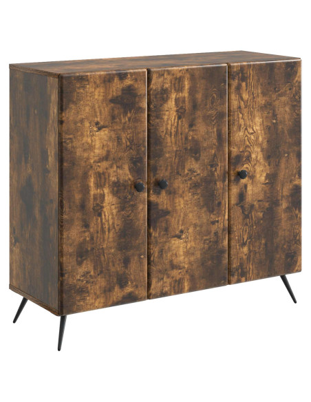 Credenza Rovere Fumo 89 x 34,5 x 80 cm Legno ingegnerizzato