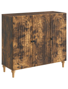 Credenza Rovere Fumo 89 x 34,5 x 80 cm Legno ingegnerizzato