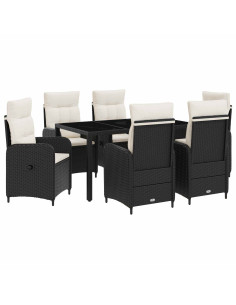 Set da pranzo per esterni con cuscino 7 pcs