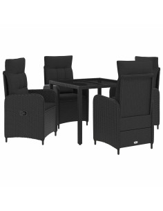 Set da pranzo per esterni con cuscino 5 pcs