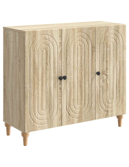 Credenza Rovere Sonoma 89 x 34,5 x 80 cm Legno ingegnerizzato