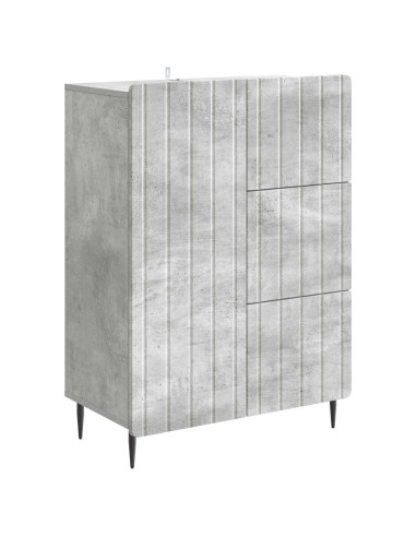 Credenza con cassetto Grigio Cemento 66 x 34,5 x 91,5 cm