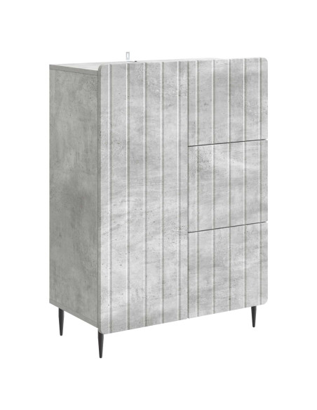 Credenza con cassetto Grigio Cemento 66 x 34,5 x 91,5 cm