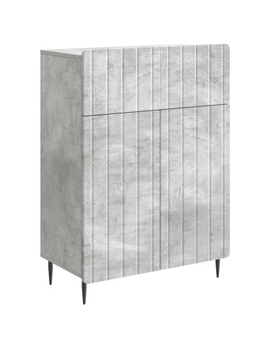 Credenza Grigio Cemento 66 x 34,5 x 92 cm Legno ingegnerizzato