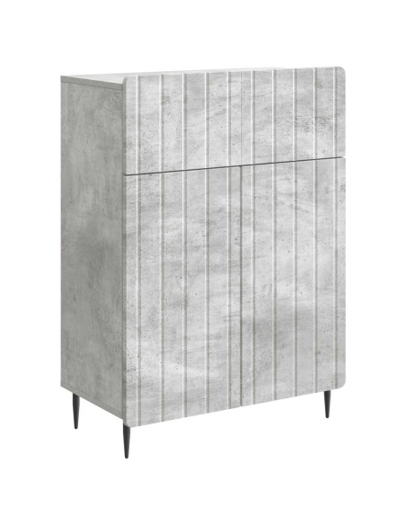 Credenza Grigio Cemento 66 x 34,5 x 92 cm Legno ingegnerizzato