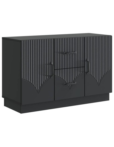 Credenza Nero 89 x 34,5 x 57 cm Legno ingegnerizzato