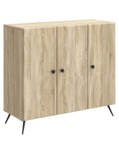 Credenza Rovere Sonoma 89 x 34,5 x 80 cm Legno ingegnerizzato