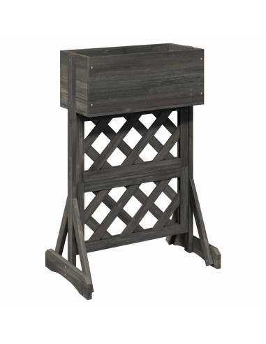 Trellis da Giardino Verticale Grigio 48 x 30 x 70,5 cm