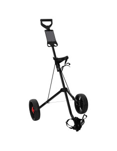 Carrello da golf Nero 66 x 65 x 112 cm Ferro