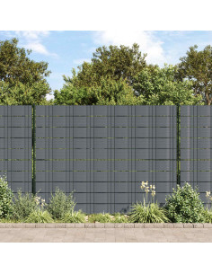 Nastro Privacy per Recinzione Grigio Scuro