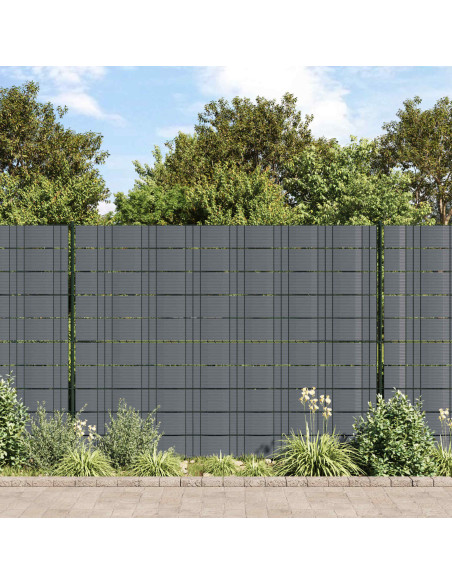 Nastro Privacy per Recinzione Grigio Scuro