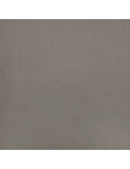 Divano a 2 Posti con Cuscini Grigio Chiaro 140 cm in Velluto