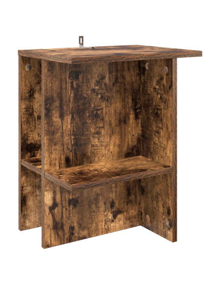 Tavolino da salotto Rovere Fumo 40 x 30 x 49 cm
