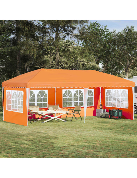 Tenda per feste a pop-up 575 x 289 x 245 cm Arancione