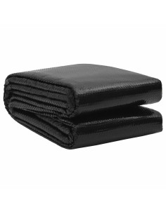 Copertura per Piscina di Alta Qualità Nero Ø 527 cm 0,2 mm PE