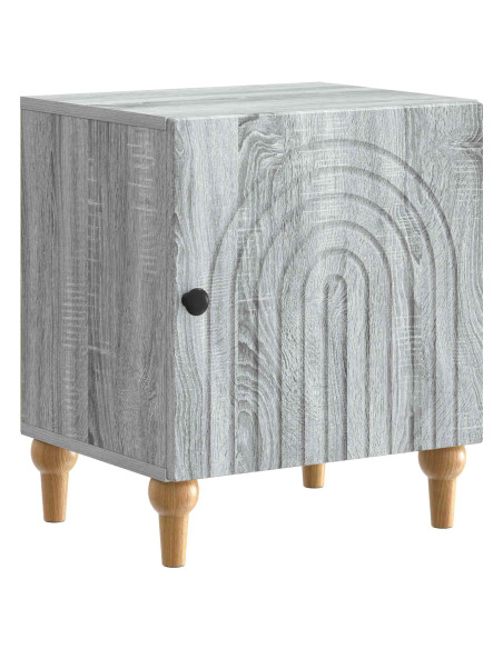Armadio da Notte Grigio Sonoma 43 x 34,5 x 50 cm