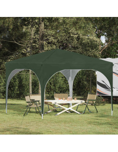 Tenda per feste a pop-up 290 x 290 x 245 cm Verde