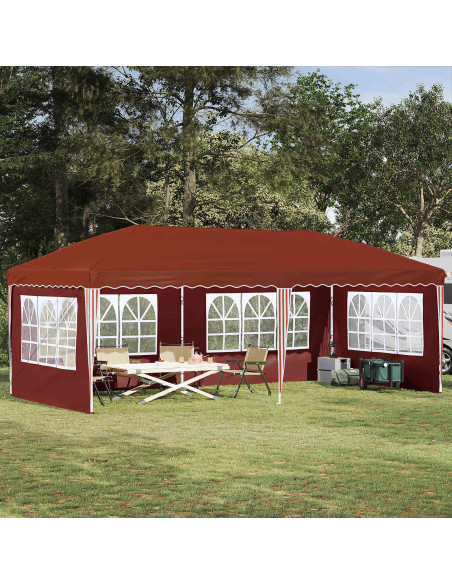 Tenda per feste a pop-up 575 x 289 x 245 cm Terracotta