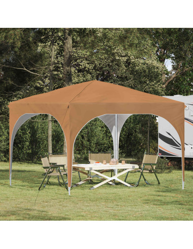 Tenda per feste a pop-up 290 x 290 x 245 cm Beige