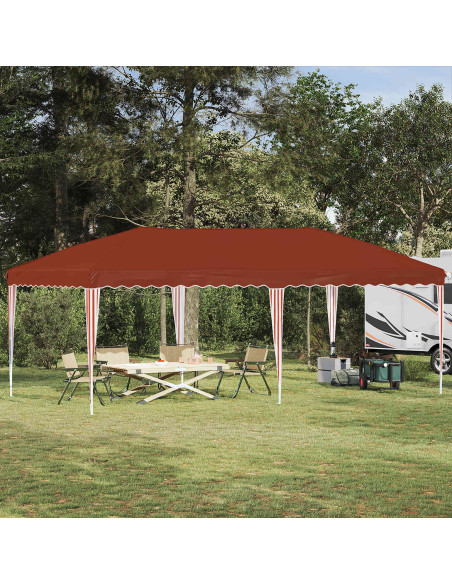 Tenda per feste a pop-up 575 x 290 x 245 cm Terracotta