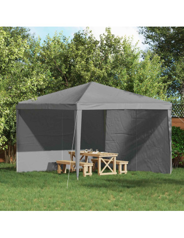 Parete per tenda da festa 2 pcs Grigio Chiaro 400 x 195 cm