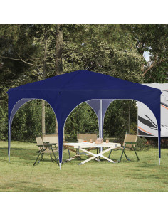 Tenda per feste a pop-up 290 x 290 x 245 cm Blu