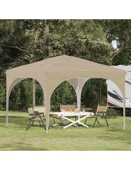 Tenda per feste a pop-up 290 x 290 x 245 cm Crema