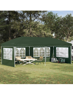 Tenda per feste a pop-up 575 x 289 x 245 cm Verde