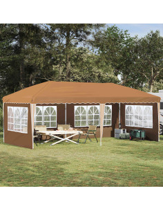 Tenda per feste a pop-up 575 x 289 x 245 cm Beige