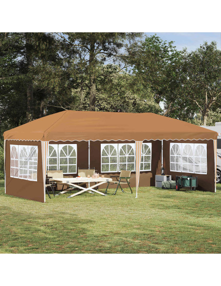 Tenda per feste a pop-up 575 x 289 x 245 cm Beige