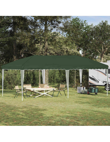 Tenda per feste a pop-up 575 x 290 x 245 cm Verde