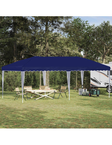 Tenda per feste a pop-up 575 x 290 x 245 cm Blu