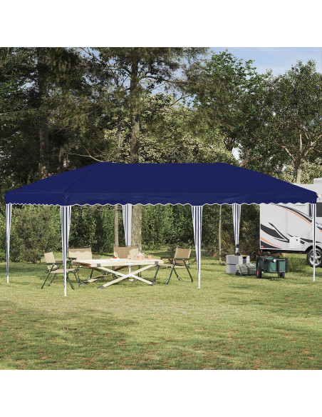 Tenda per feste a pop-up 575 x 290 x 245 cm Blu