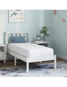 Materasso Bianco 70 x 140 cm Molle Insacchettate