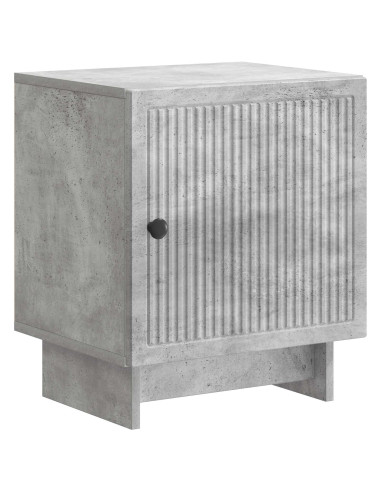 Armadio da Notte Grigio Cemento 43 x 34,5 x 50 cm