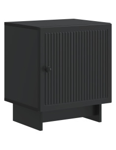 Armadio da Notte Nero 43 x 34,5 x 50 cm Legno ingegnerizzato