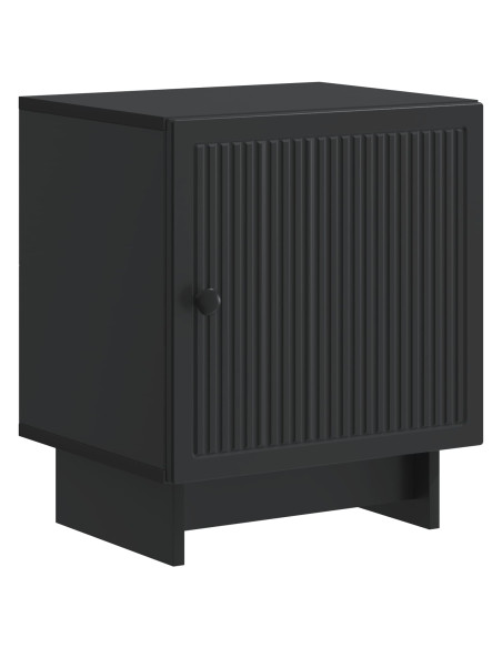 Armadio da Notte Nero 43 x 34,5 x 50 cm Legno ingegnerizzato