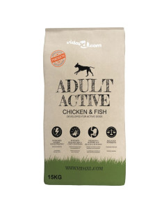 Cibo Secco per Cani Premium Adult Active Chicken & Fish 15 kg