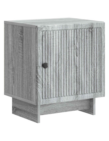 Armadio da Notte Grigio Sonoma 43 x 34,5 x 50 cm