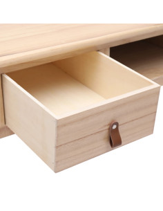 Scrivania Naturale 110x45x76 cm in Legno