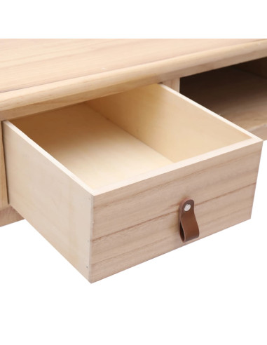 Scrivania Naturale 110x45x76 cm in Legno